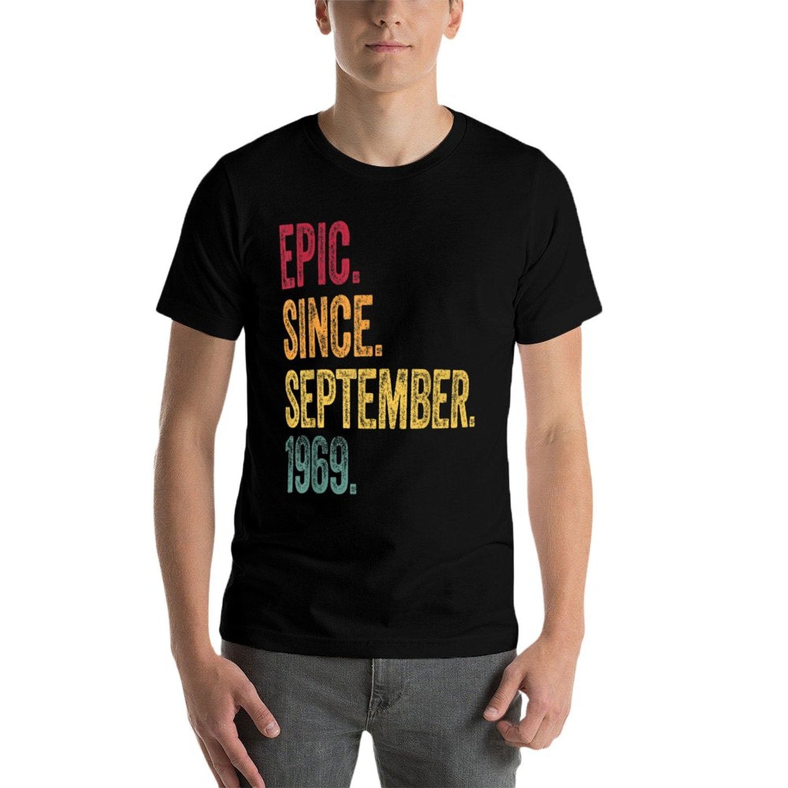 Epic Since September 1969 50th Birthday Gift 50 Years Old  Stretchy T-Shirt