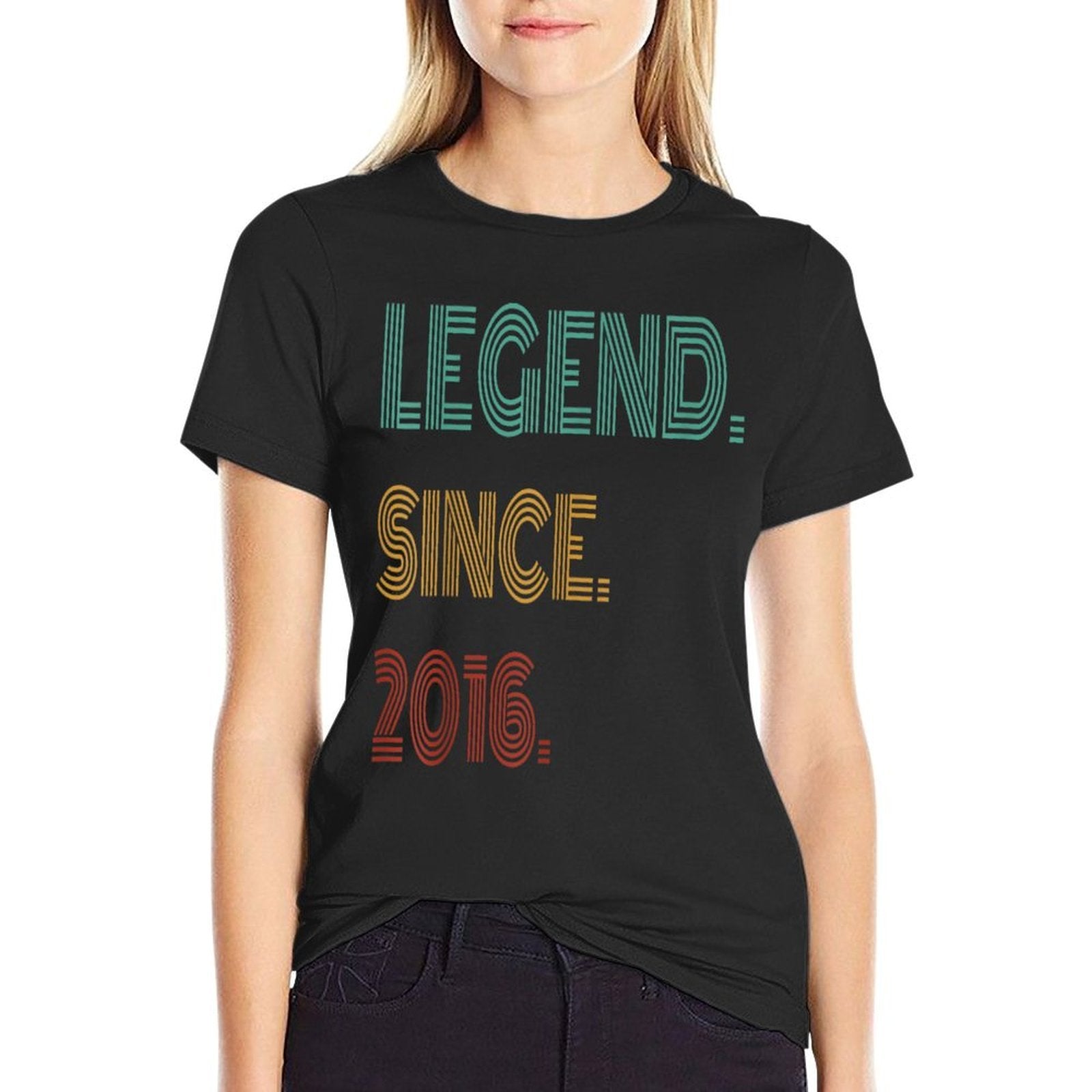 9 Years Old Legend Since 2016 9th Birthday  Slim-fit Cut T-Shirt