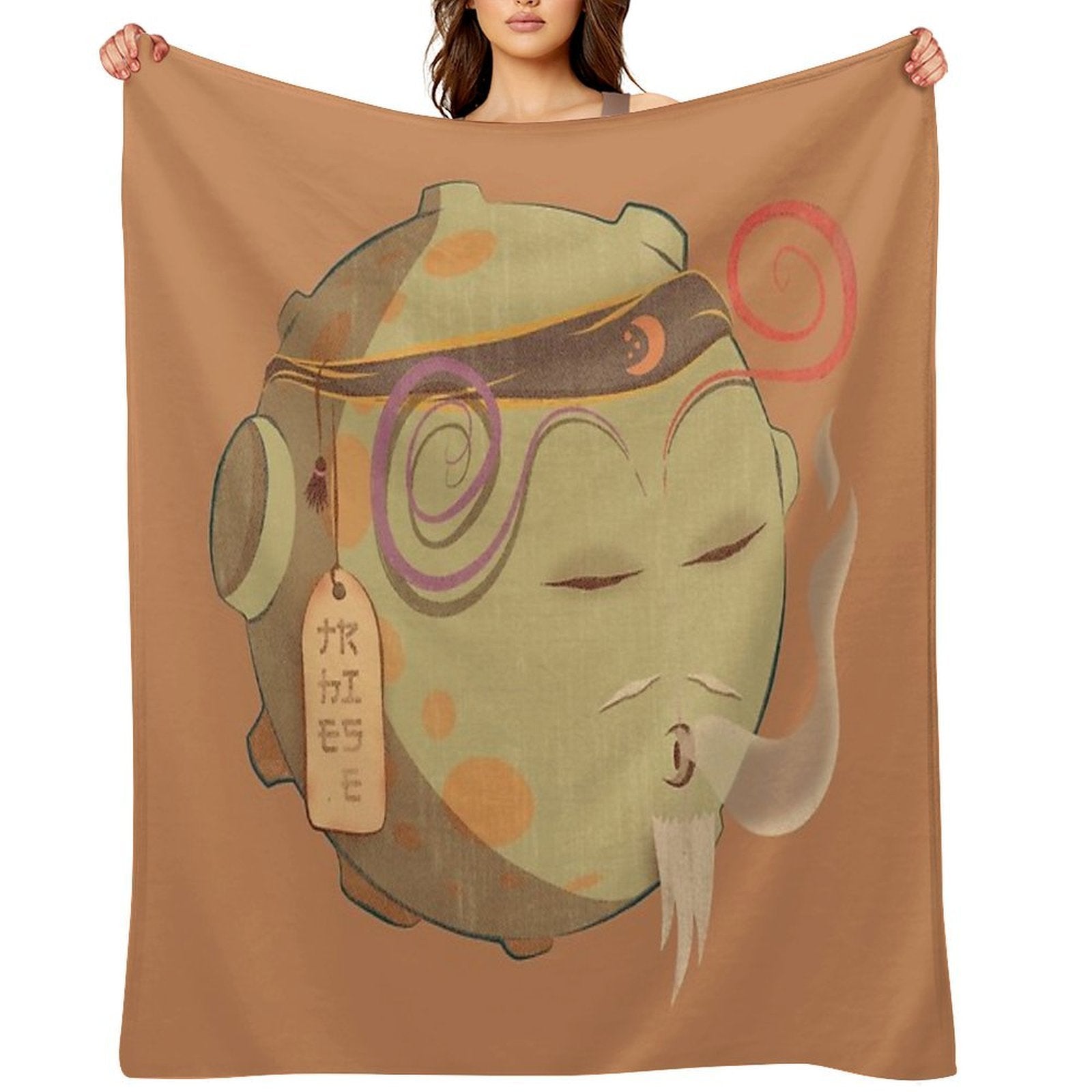 Moon Army #007 Moon Army Sensei Gift-ready Throw Blanket