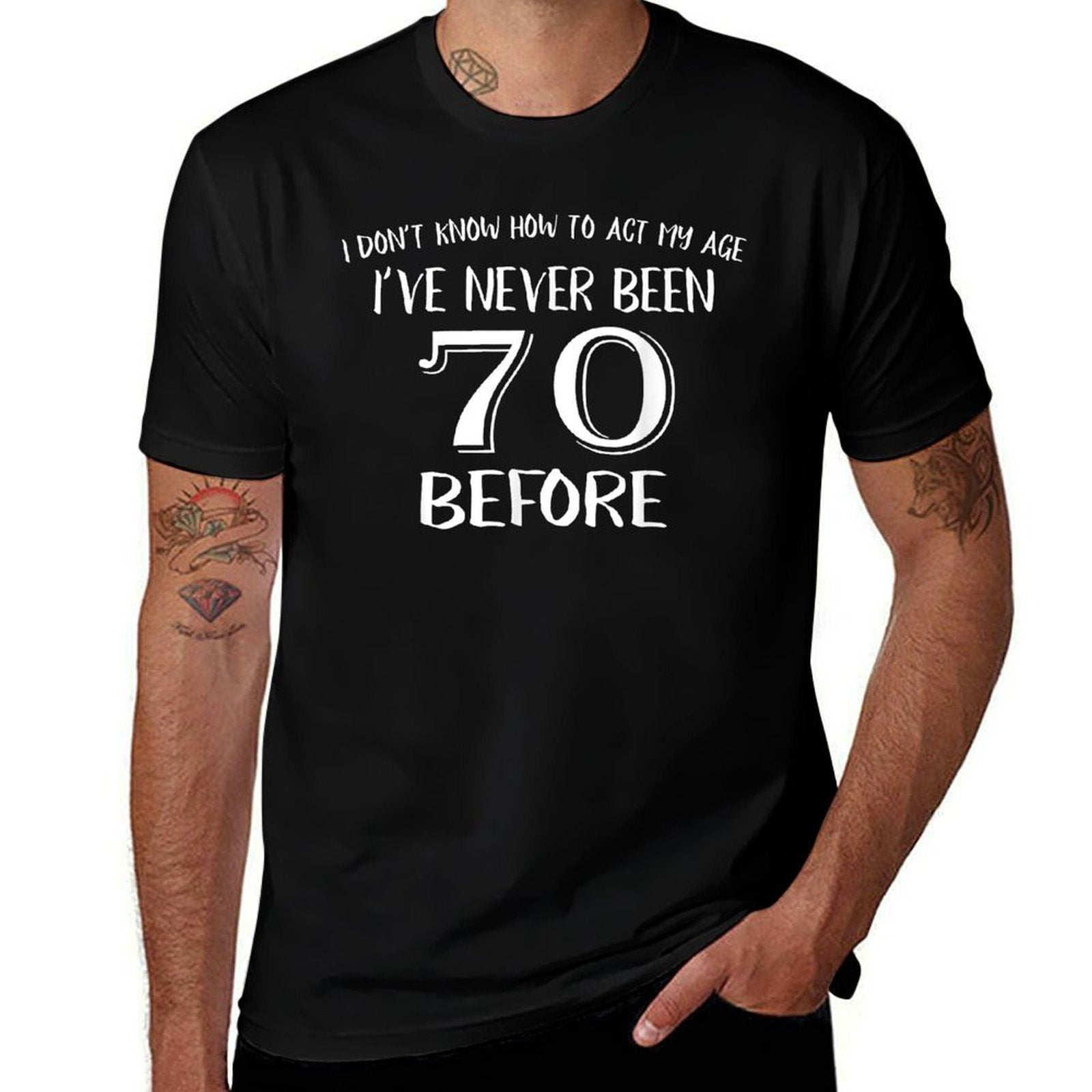 70 Years Old - Happy 70th Birthday! Comfortable T-Shirt