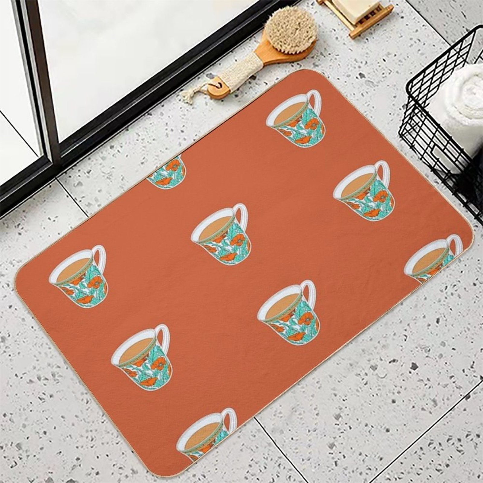 Cup of Tea Durable Bath Mat