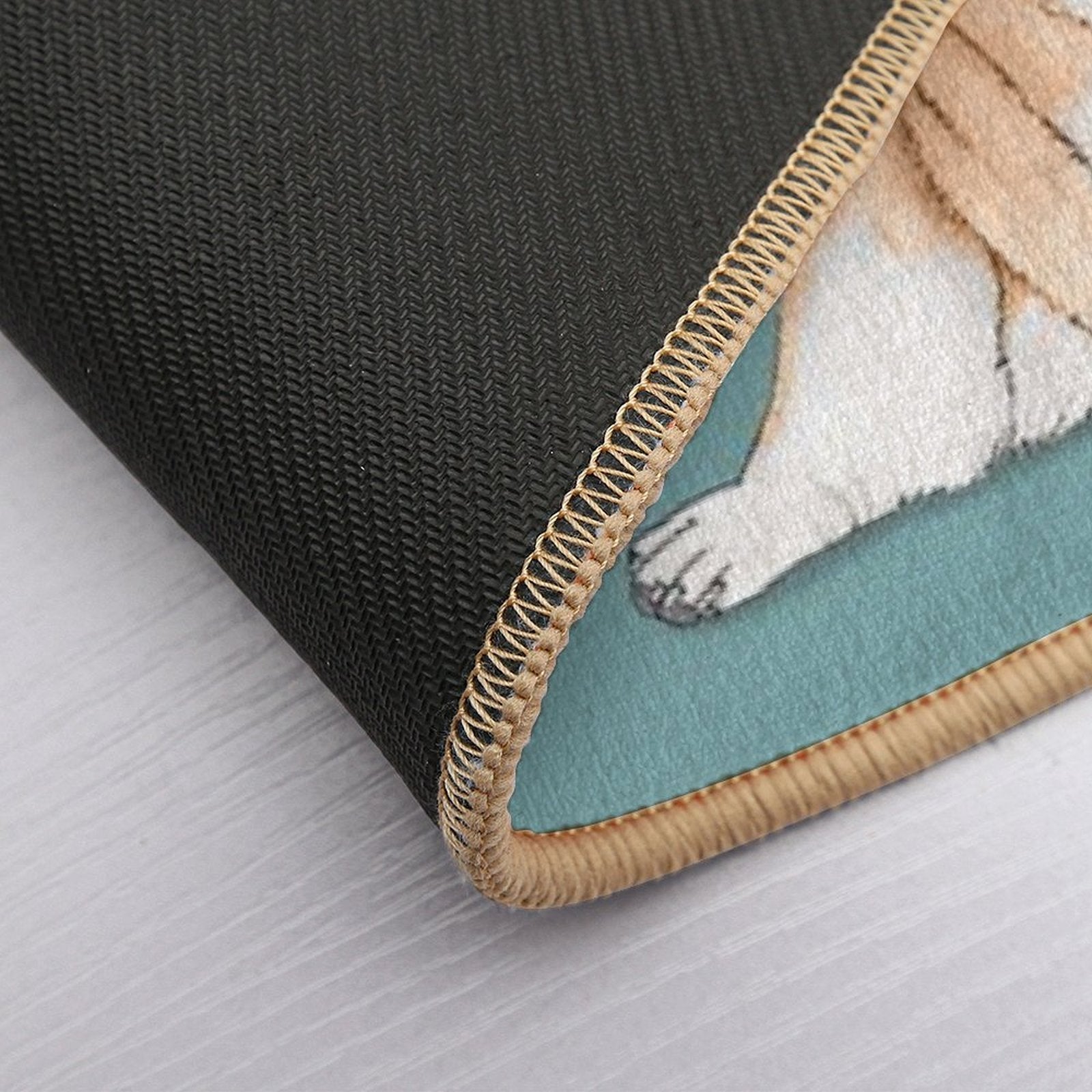 Corgi Dog  Slip-Resistant Bath Mat