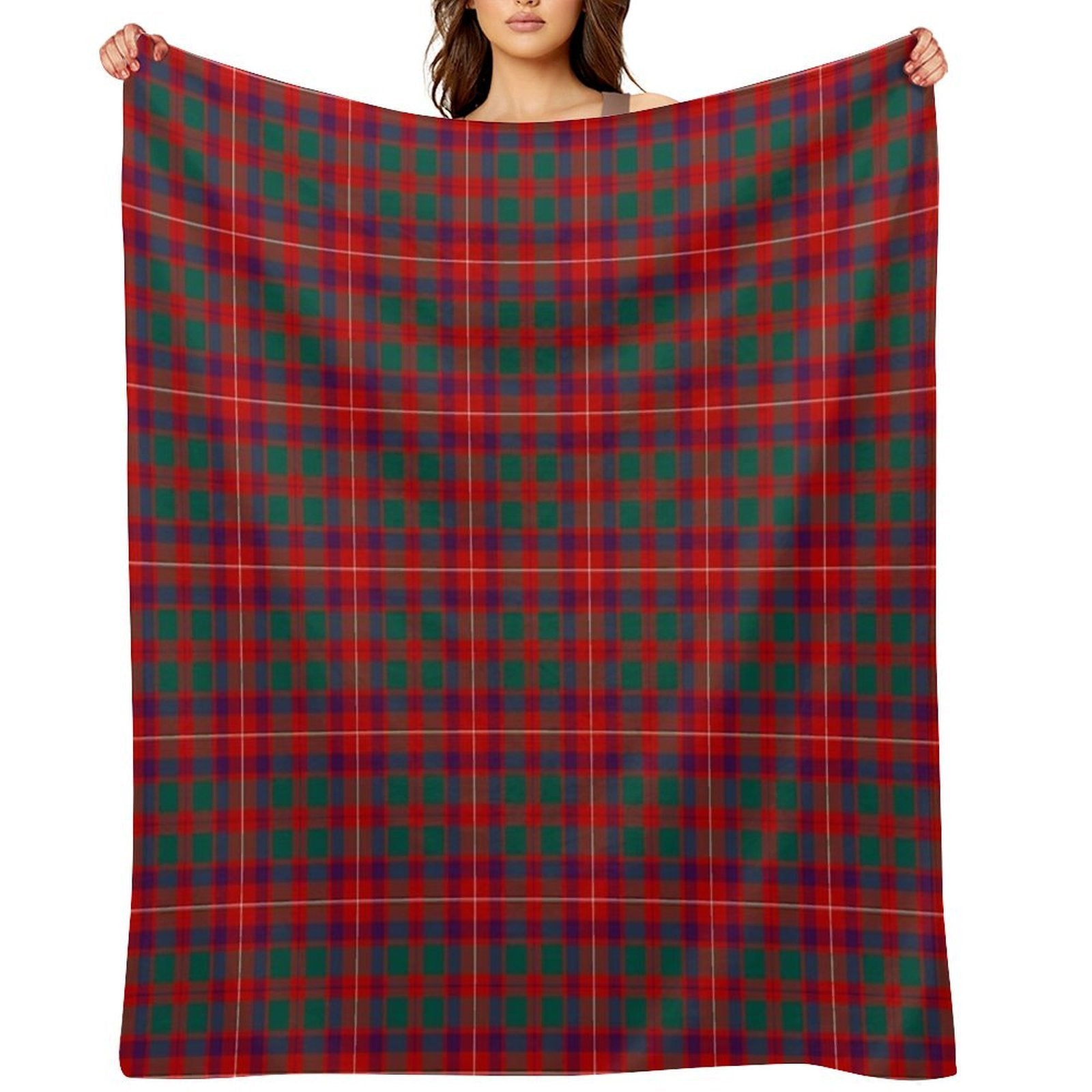 Clan Geddes Tartan All-season Throw Blanket