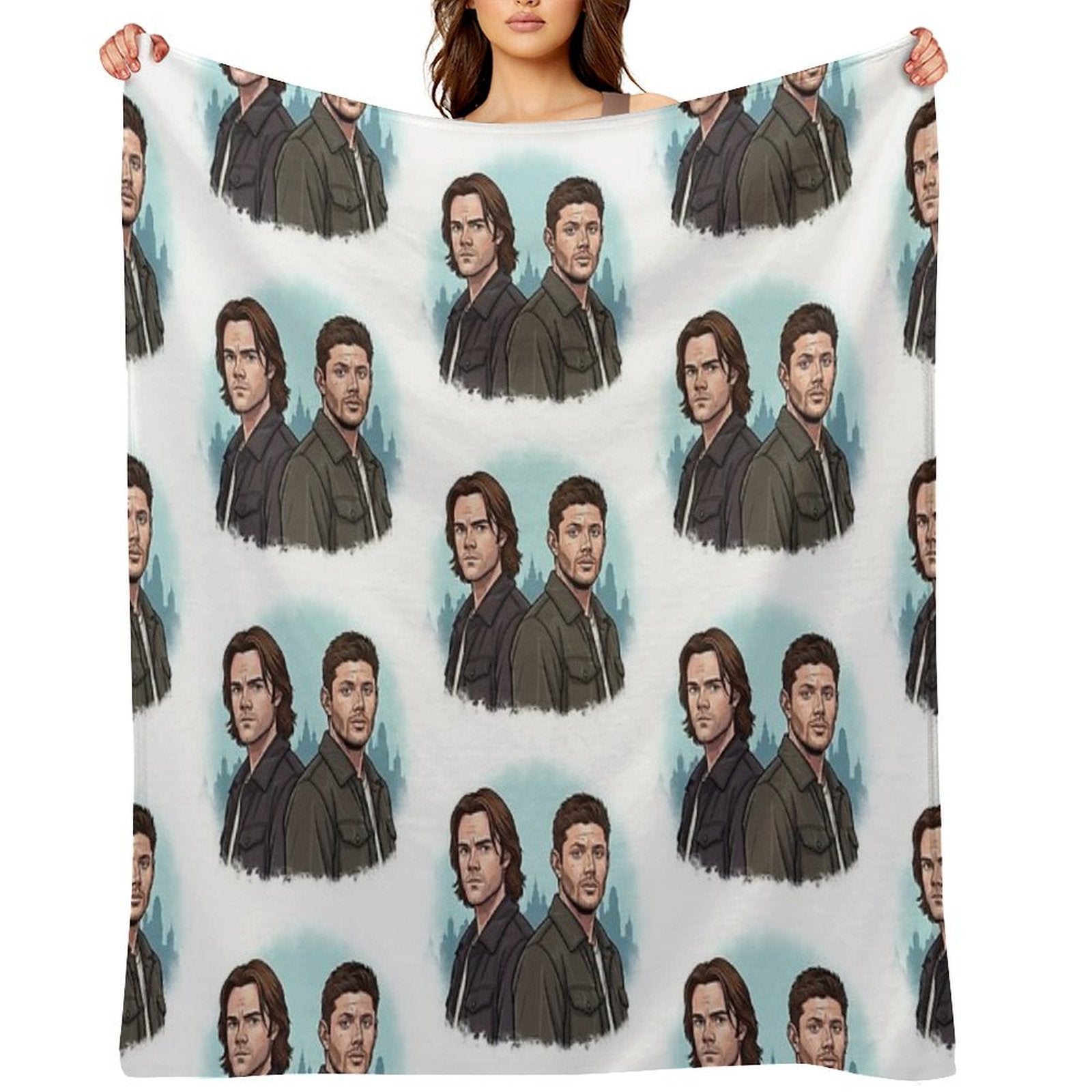 Supernatural - Brothers Compact Throw Blanket