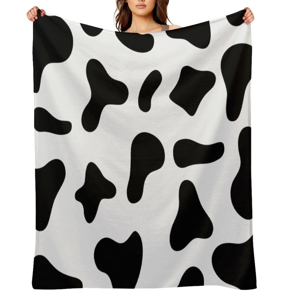 Black And White Compact Throw Blanket