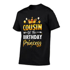 Cousin Of The Birthday Princess Birthday Girl Party Family  Eco-friendly Material T-Shirt