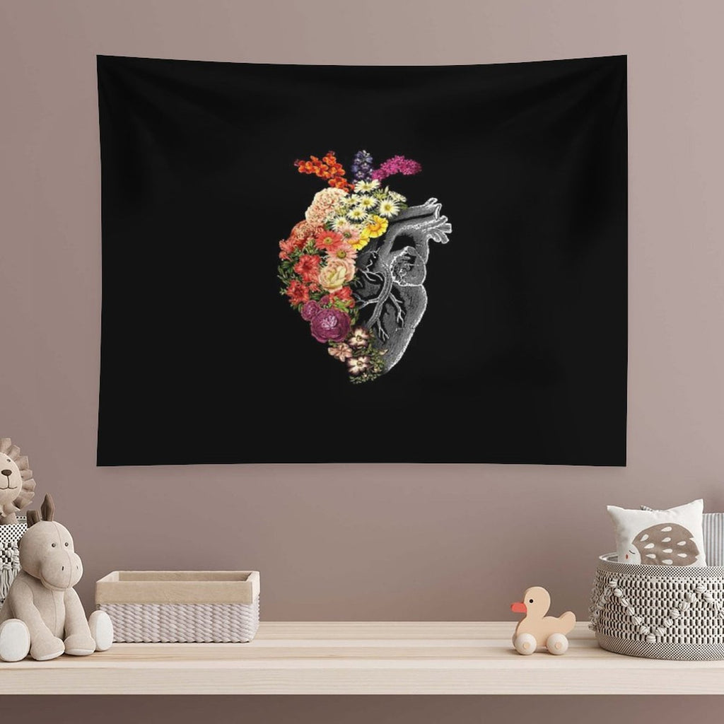 Flower Heart Spring by Tobe Fonseca Tapestry
