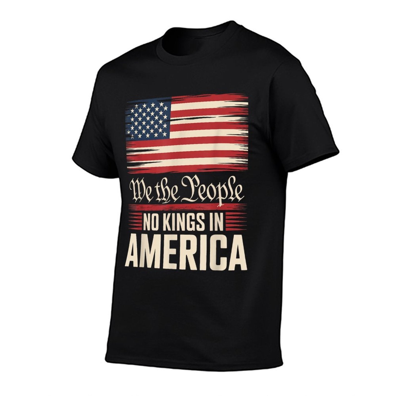 No Kings In America, Democracy, We The People  Polyester Blend T-Shirt