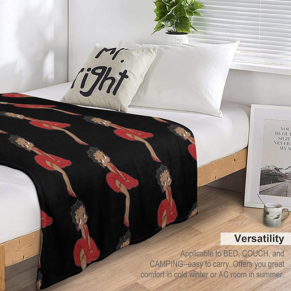Betty Boop Comfort Throw Blanket