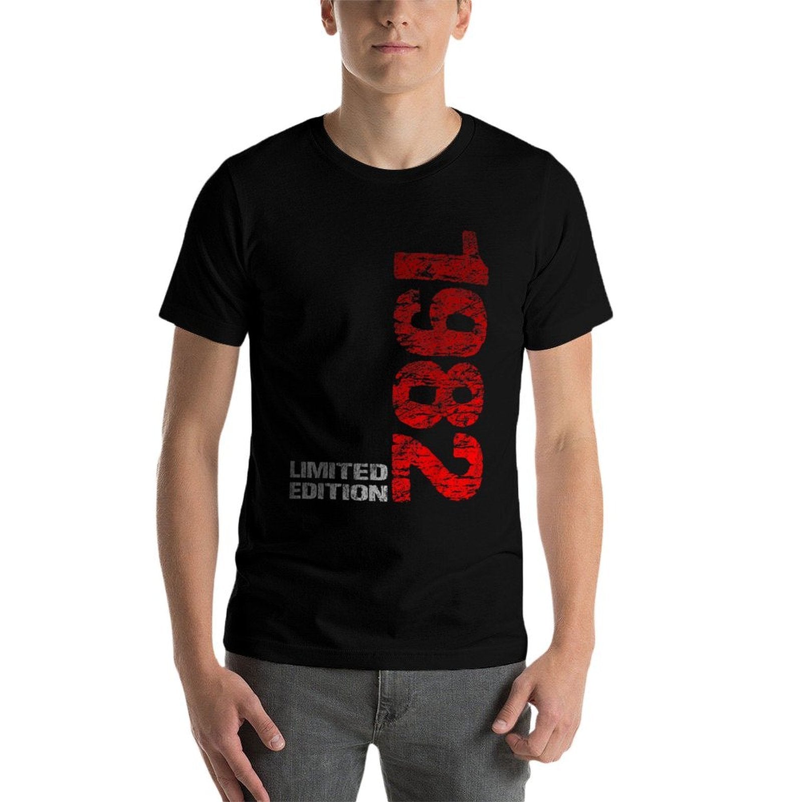 43. Birthday Man Woman 1982 Age 43 Limited Edition 1982 43th Birthday Born 1982  Slim-fit Cut T-Shirt