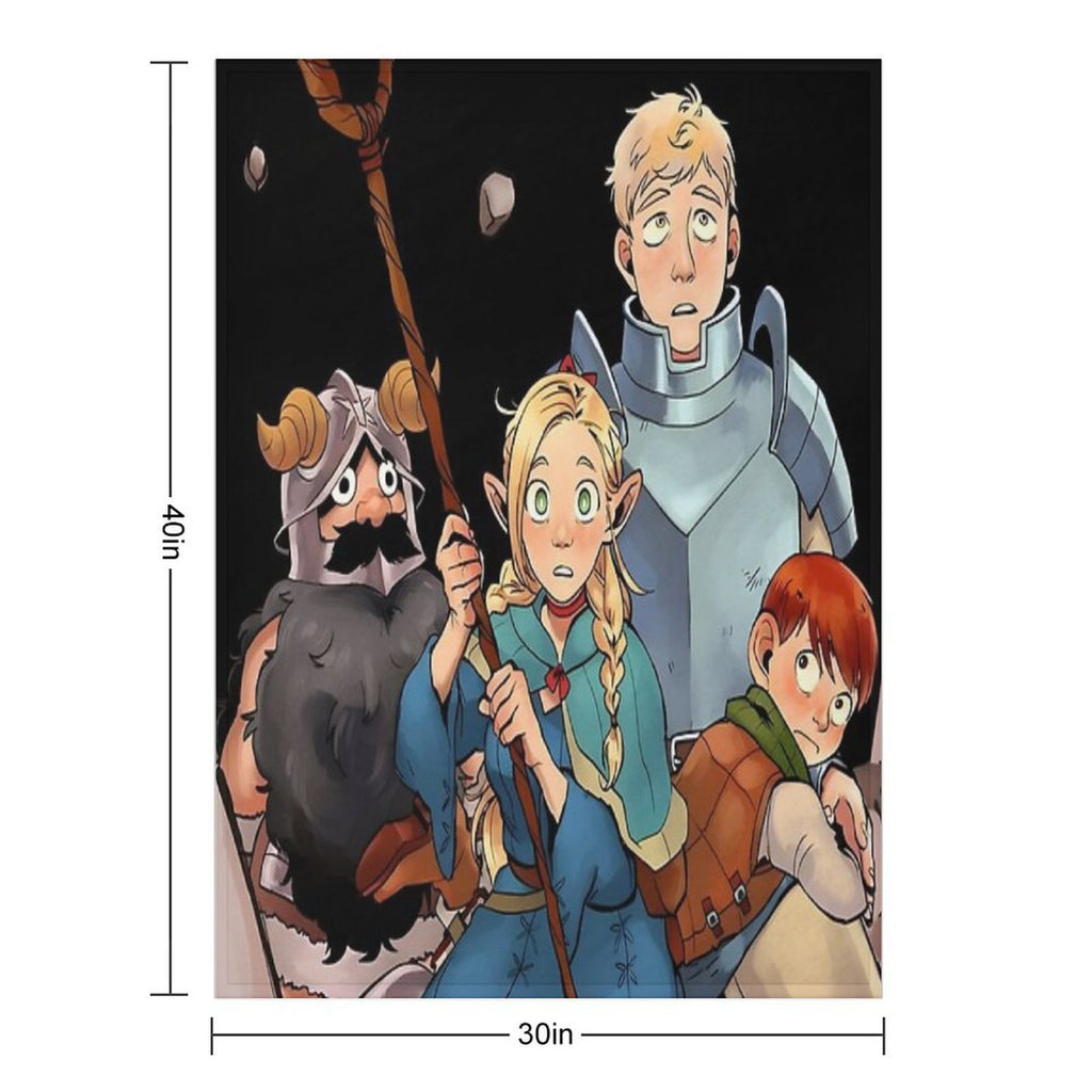 Delicious in Dungeon - All in One Easy Care Throw Blanket