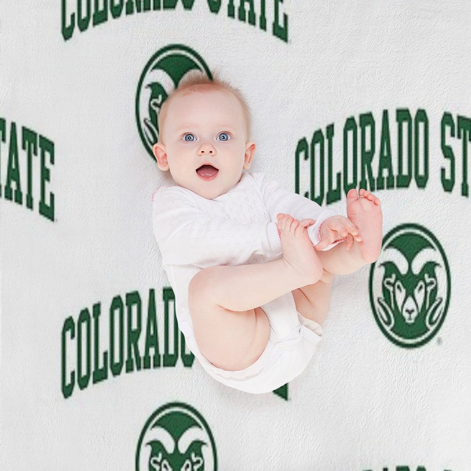 Colorado State University Machine-washable Throw Blanket