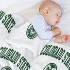 Colorado State University Machine-washable Throw Blanket