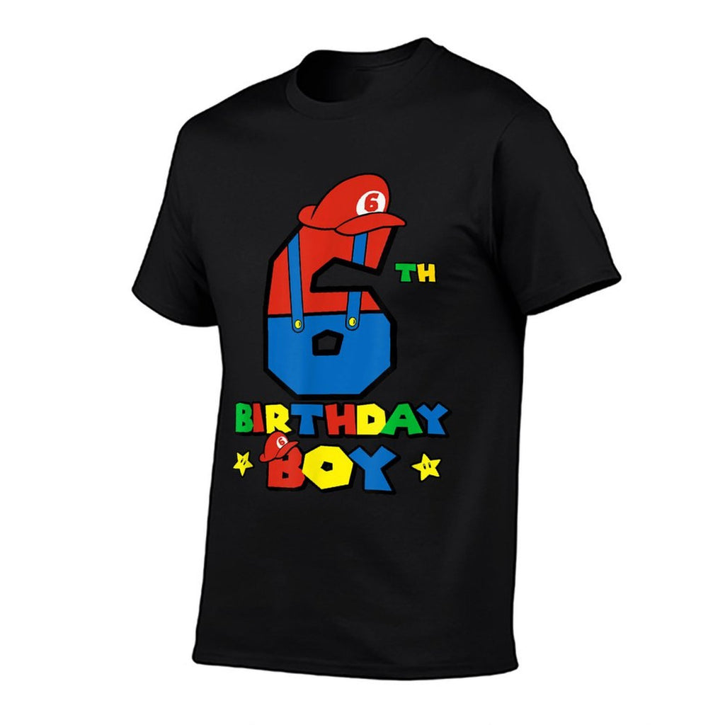 6th Birthday Boy Super Gamer Gaming Theme Birthday Party  Breathable T-Shirt