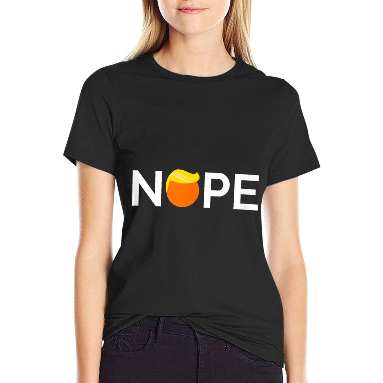 Anti-Trump - Nope, Gift For People Against Trump  Lightweight T-Shirt