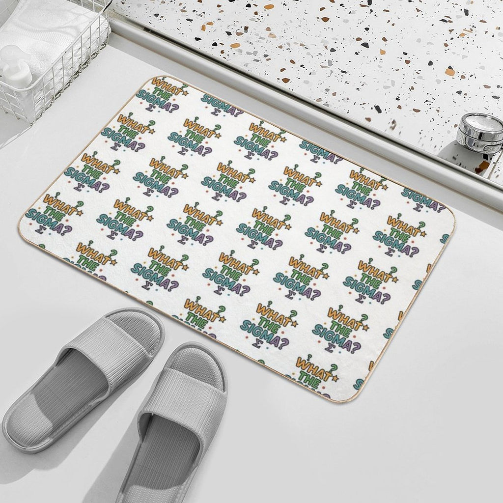 What The Sigma  Absorbent Bath Mat