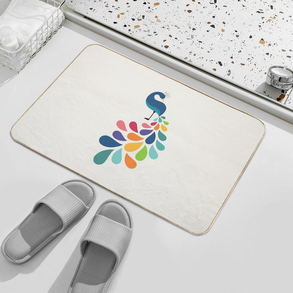 Dreamy Petal  Repositionable Bath Mat