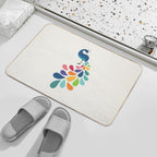 Dreamy Petal  Repositionable Bath Mat