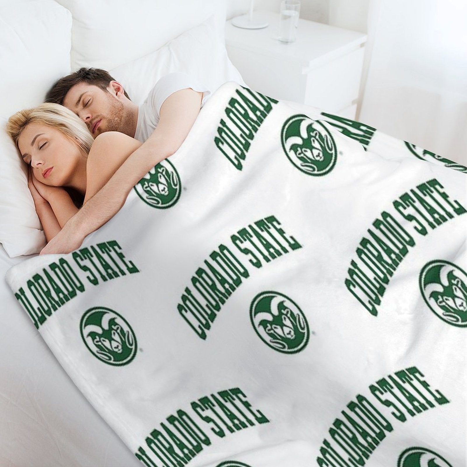 Colorado State University Machine-washable Throw Blanket