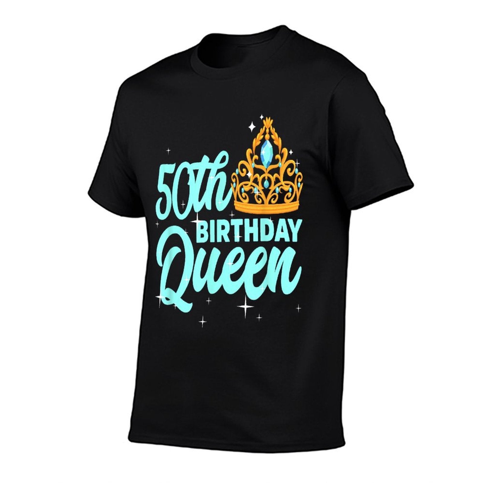 50th Birthday Queen T Celebration Party Fifty  Relaxed-fit T-Shirt