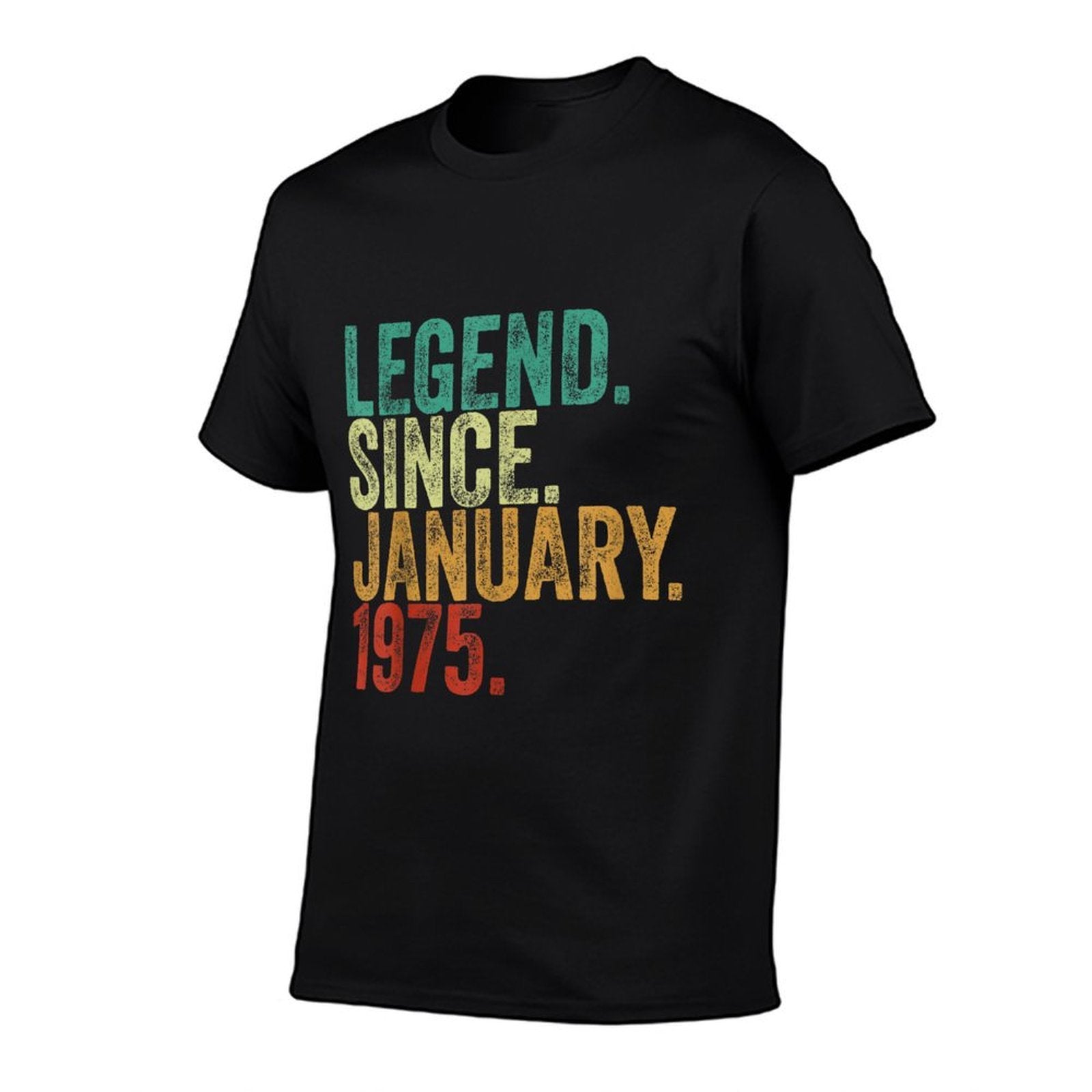 50 Years Old Legend Since January 1975 50th Birthday  Breathable T-Shirt