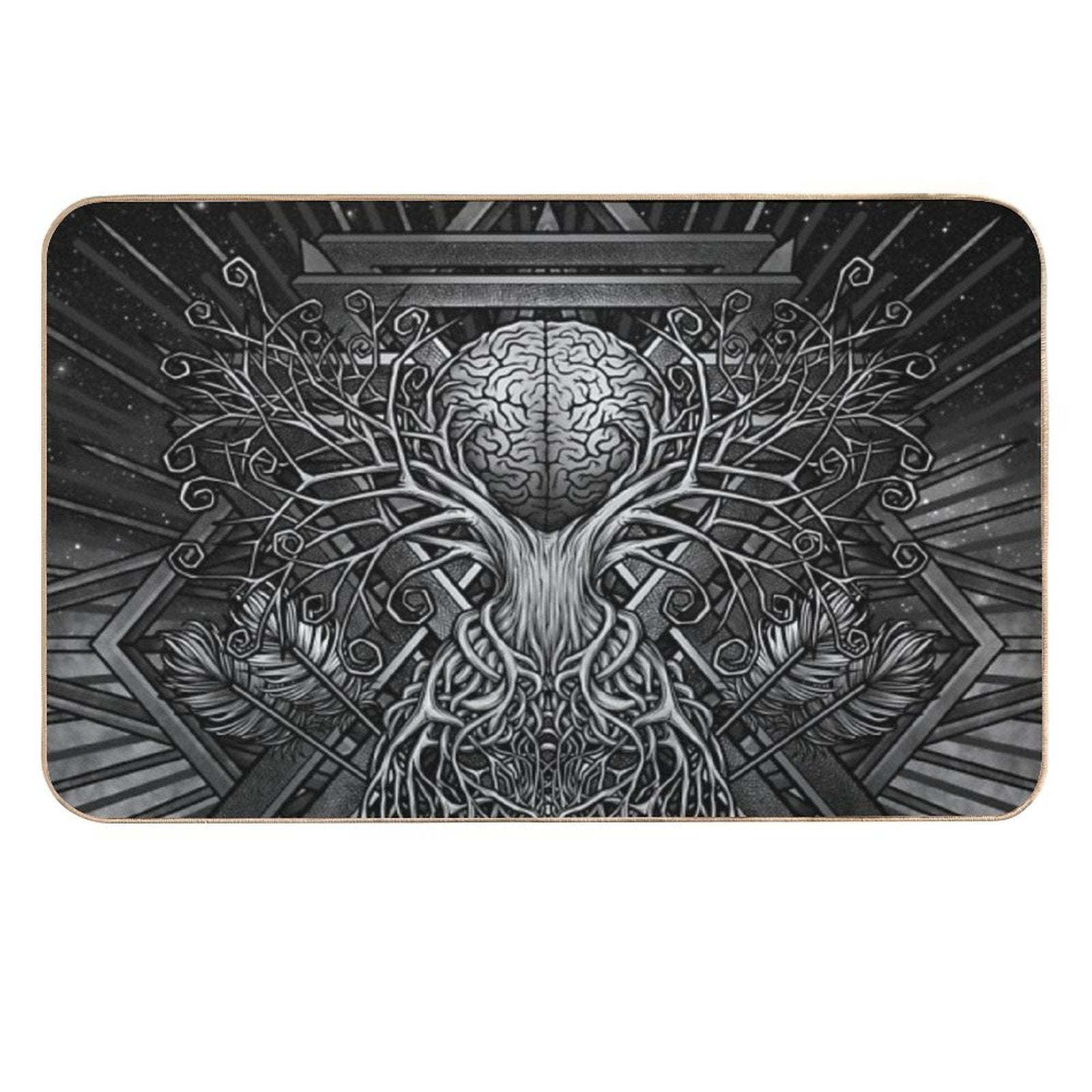 The Brain Tree of Intelligence  Long-Lasting Bath Mat