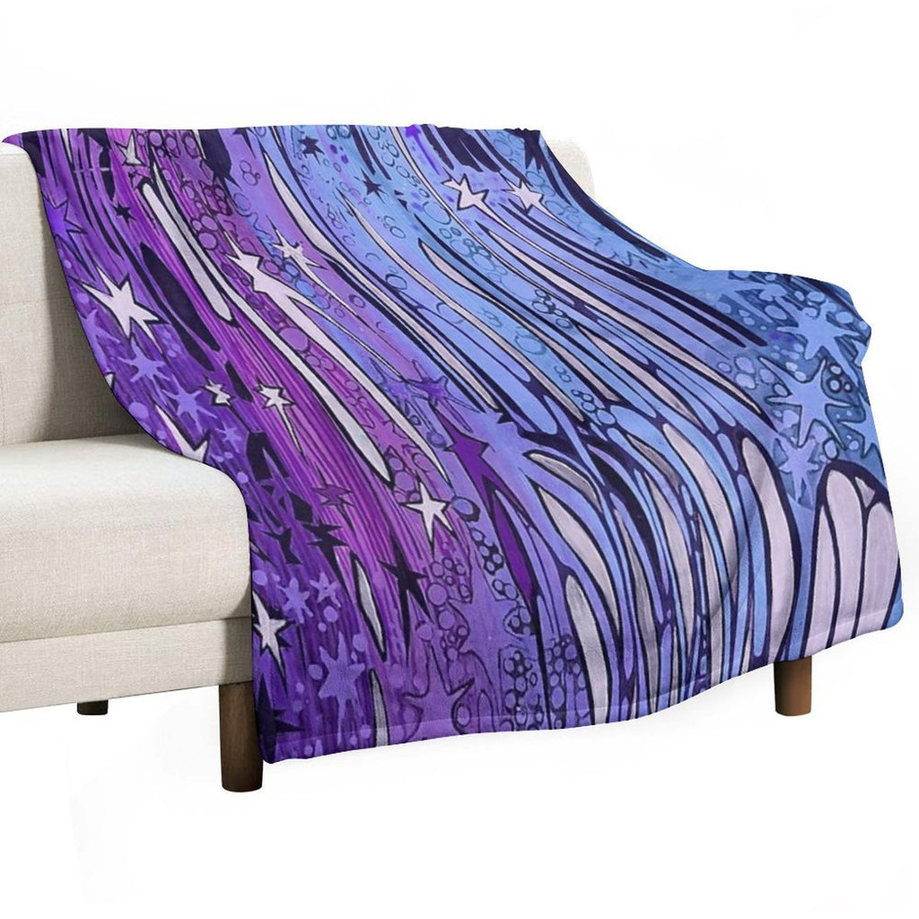 Purple Sky Versatility Throw Blanket