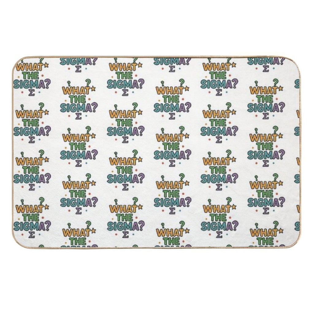 What The Sigma  Absorbent Bath Mat