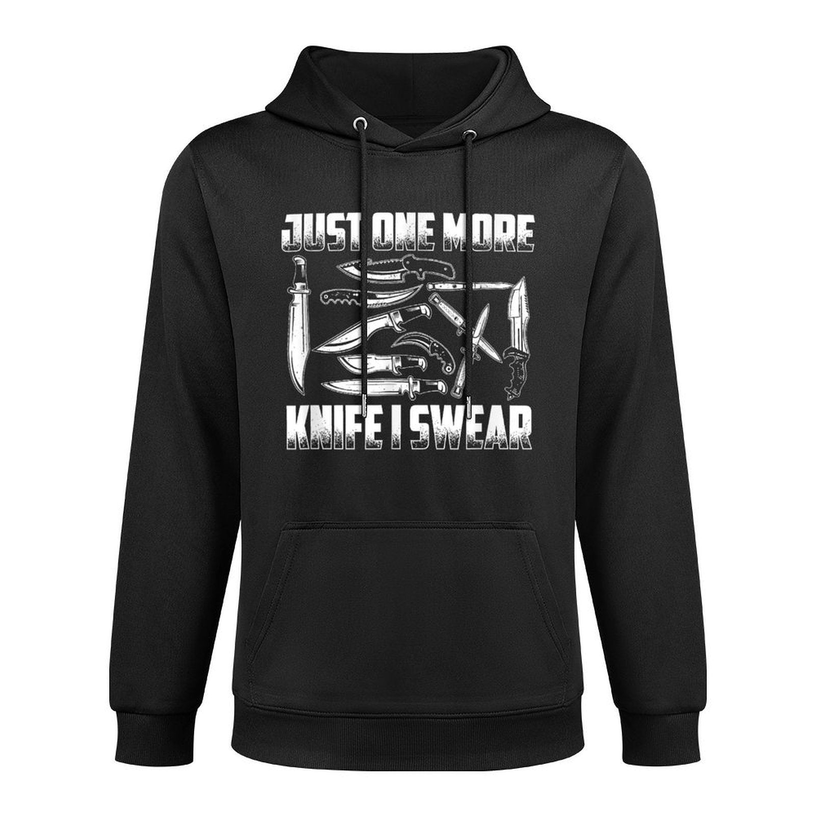 Just One More Knife - Knife Collector Durable Construction Hoodie