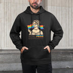 More Pride Less Prejudice Pride Month LGBTQ Gay Lesbian Unisex Design Hoodie