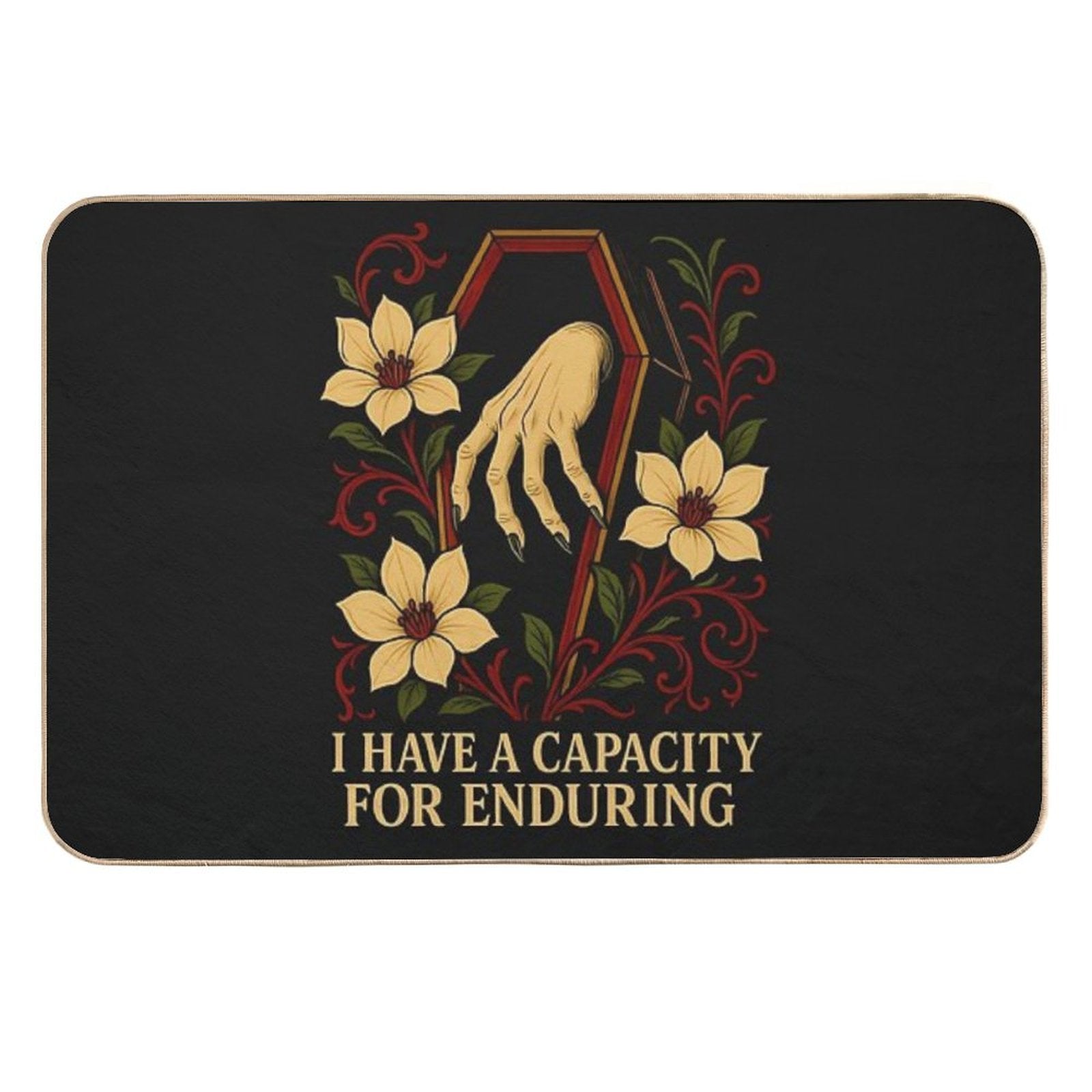 Lestat - Interview with The Vampire Inspired  Fade-Resistant Bath Mat