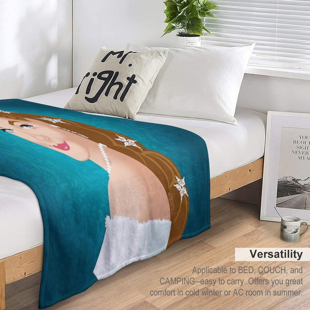 Empress Sissi Plush Throw Blanket