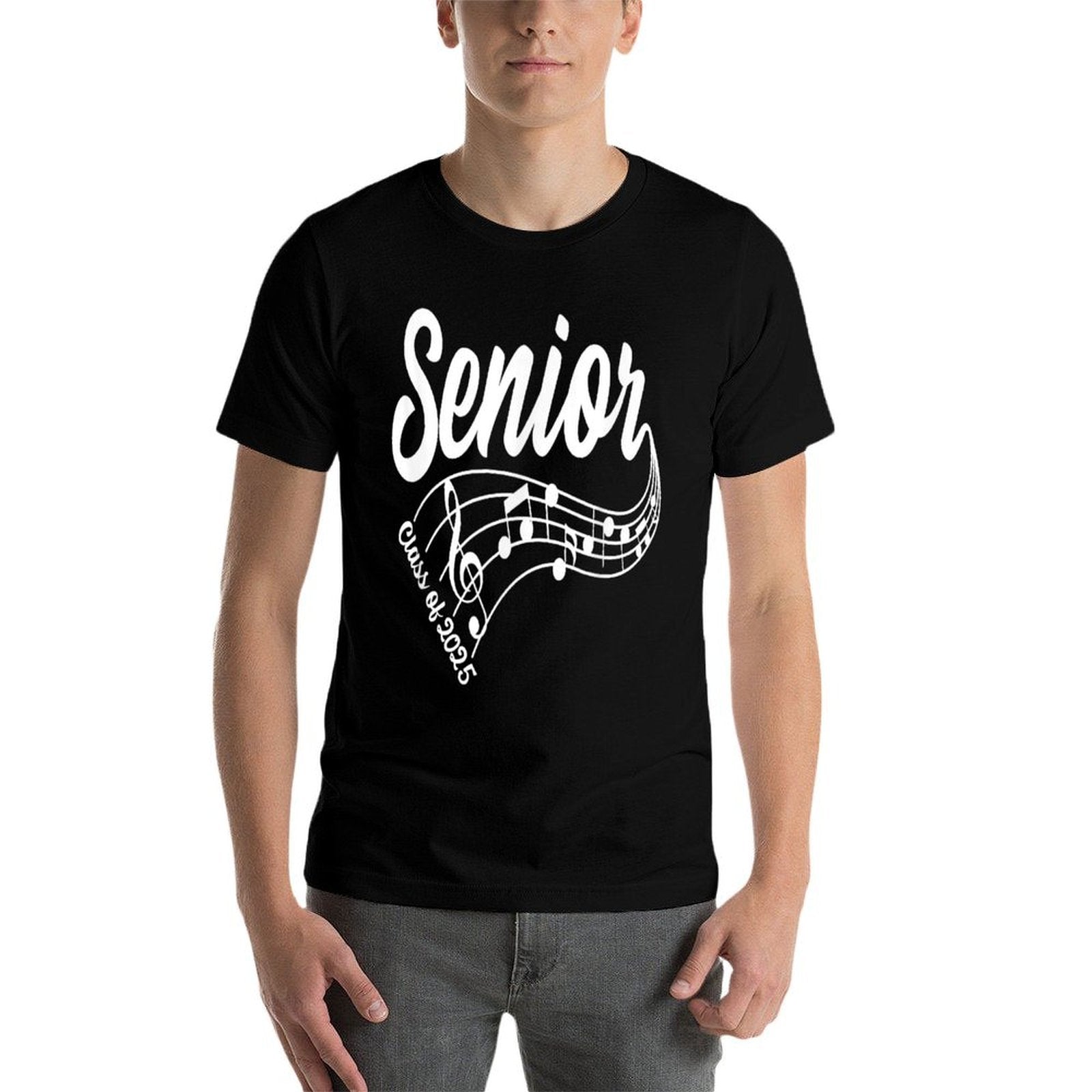 2025 Senior Choir Band Orchestra Class of 2025 Music Notes  Stretchy T-Shirt