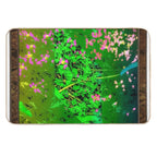 Peace Is Priceless - A Surreal Garden for Nature Lovers (Framed)  Eco-Friendly Bath Mat