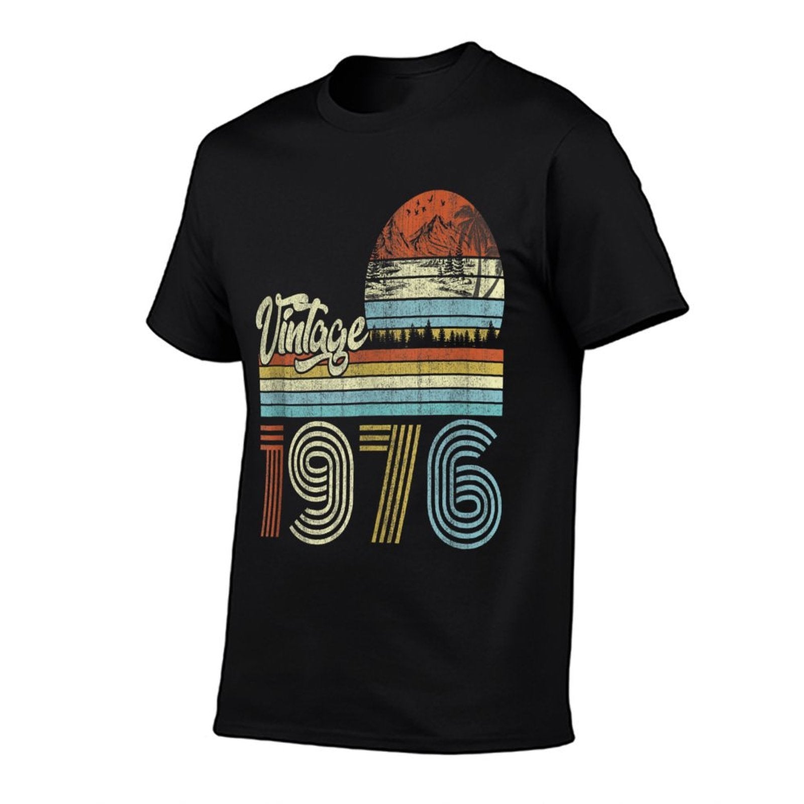 50 Years Old Vintage Born In 1976 Funny 50th Birthday Gifts  Wrinkle-resistant T-Shirt