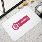 Urban Cupid Chicano Latino Hispanic Native American Indigenous Counter Culture Street Mayan Aztec Huichol Cora  Stain-Proof Bath Mat