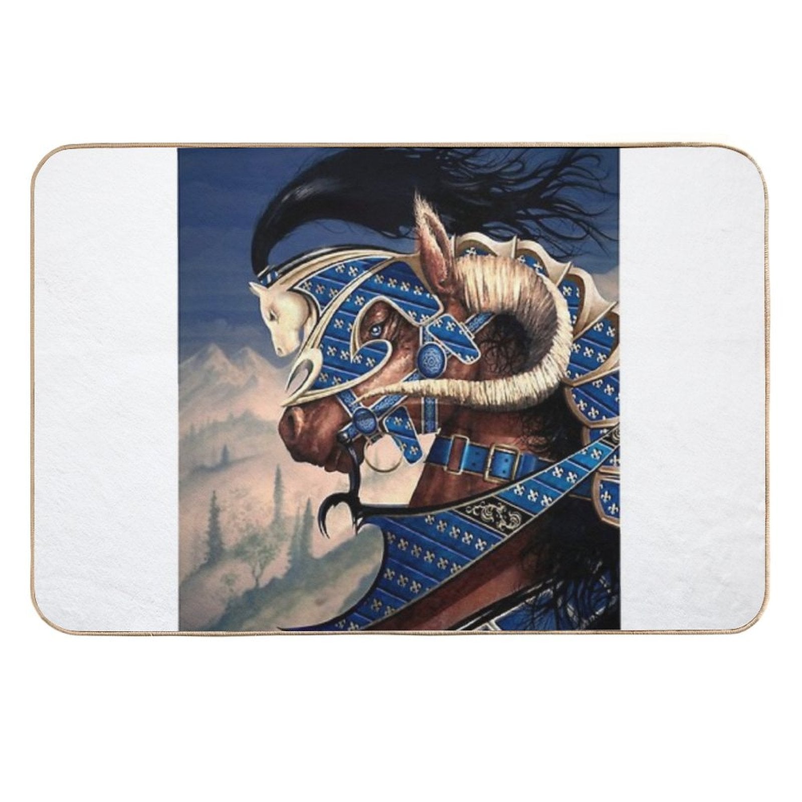 Yuellas The Bulvaen Horse  Multi-Purpose Bath Mat
