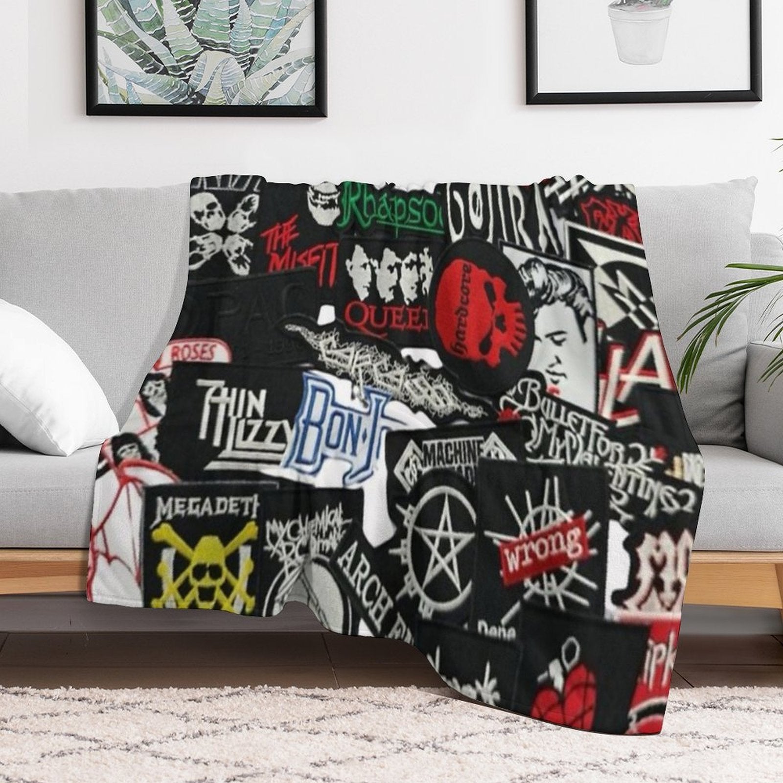 Misfits Plush Throw Blanket