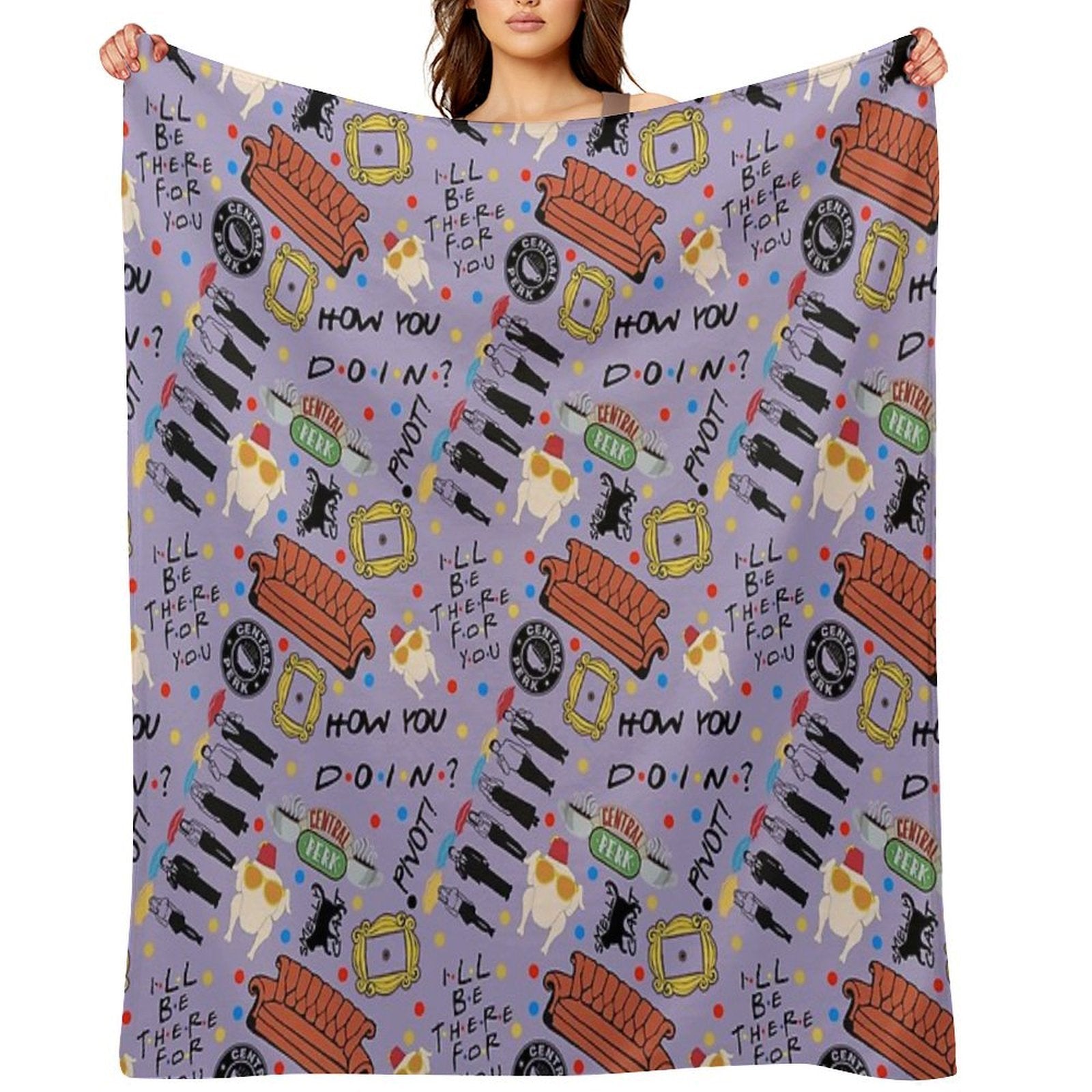 Best of Friends Travel-friendly Throw Blanket