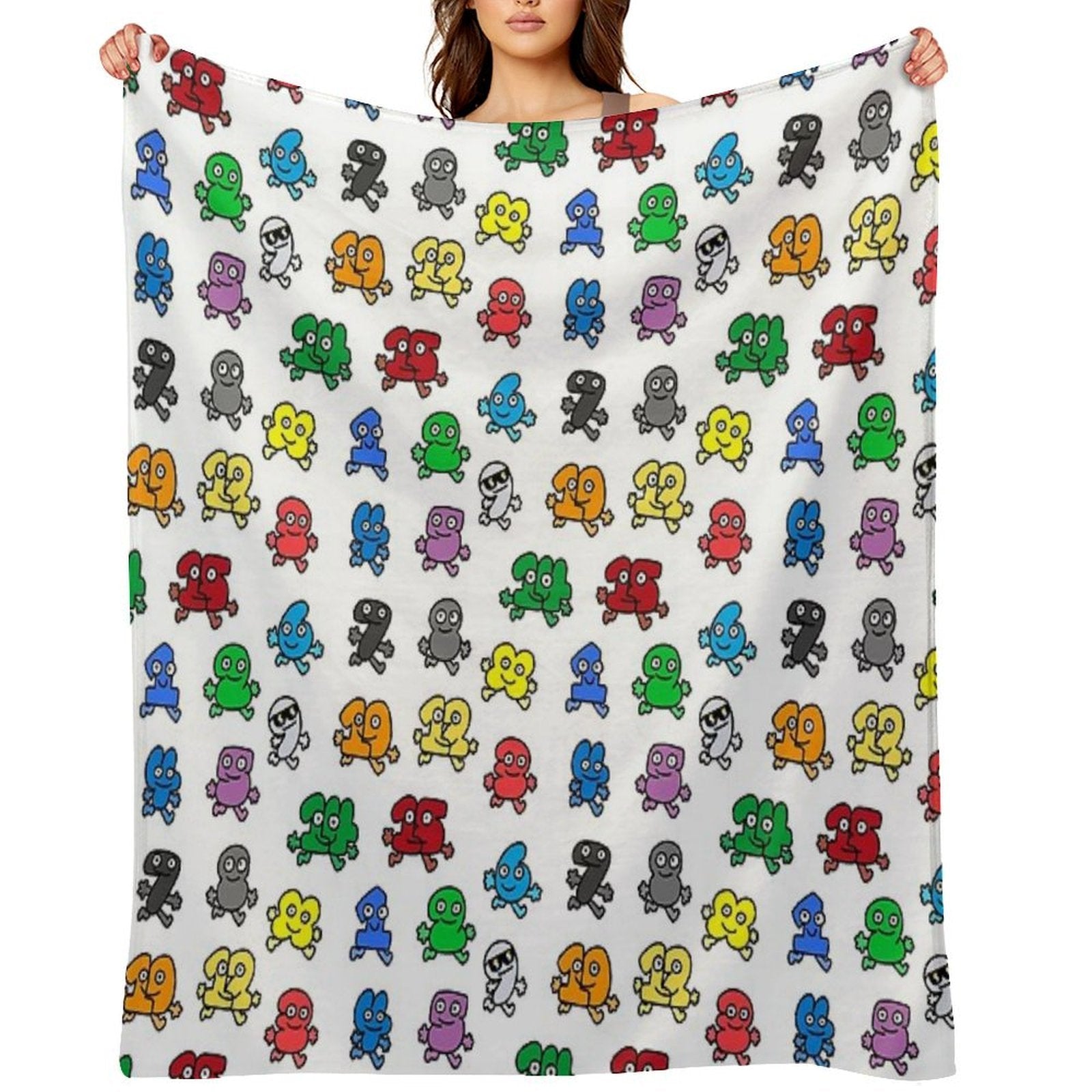 All Algebralien Pack BFDI Anti-pilling Throw Blanket