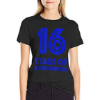 16th Birthday Gift Boys Age 16 Sixteen Year Old Boy  Heathered Texture T-Shirt