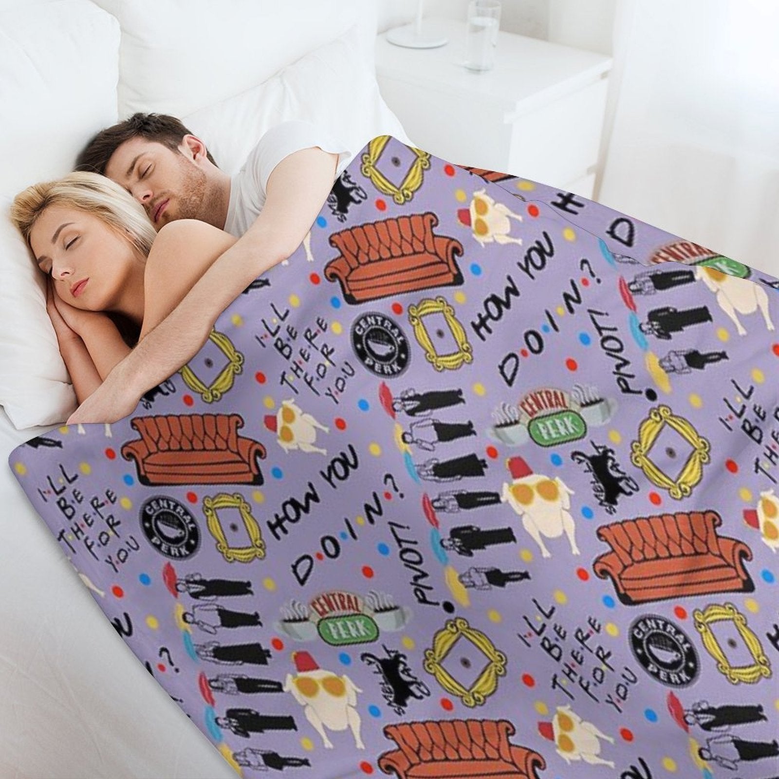 Best of Friends Travel-friendly Throw Blanket