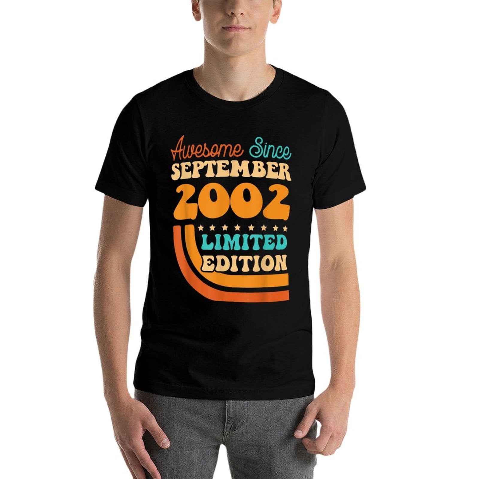 21 Years Old Born in September 2002 21st Birthday  Odor-resistant T-Shirt