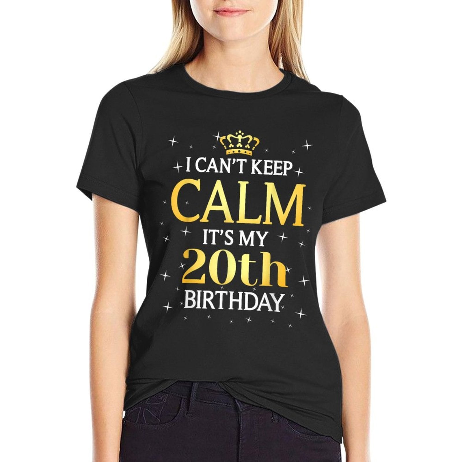 20 Year Old Men Women Birthday Gift It's My 20th Birthday  Trendy Pattern T-Shirt