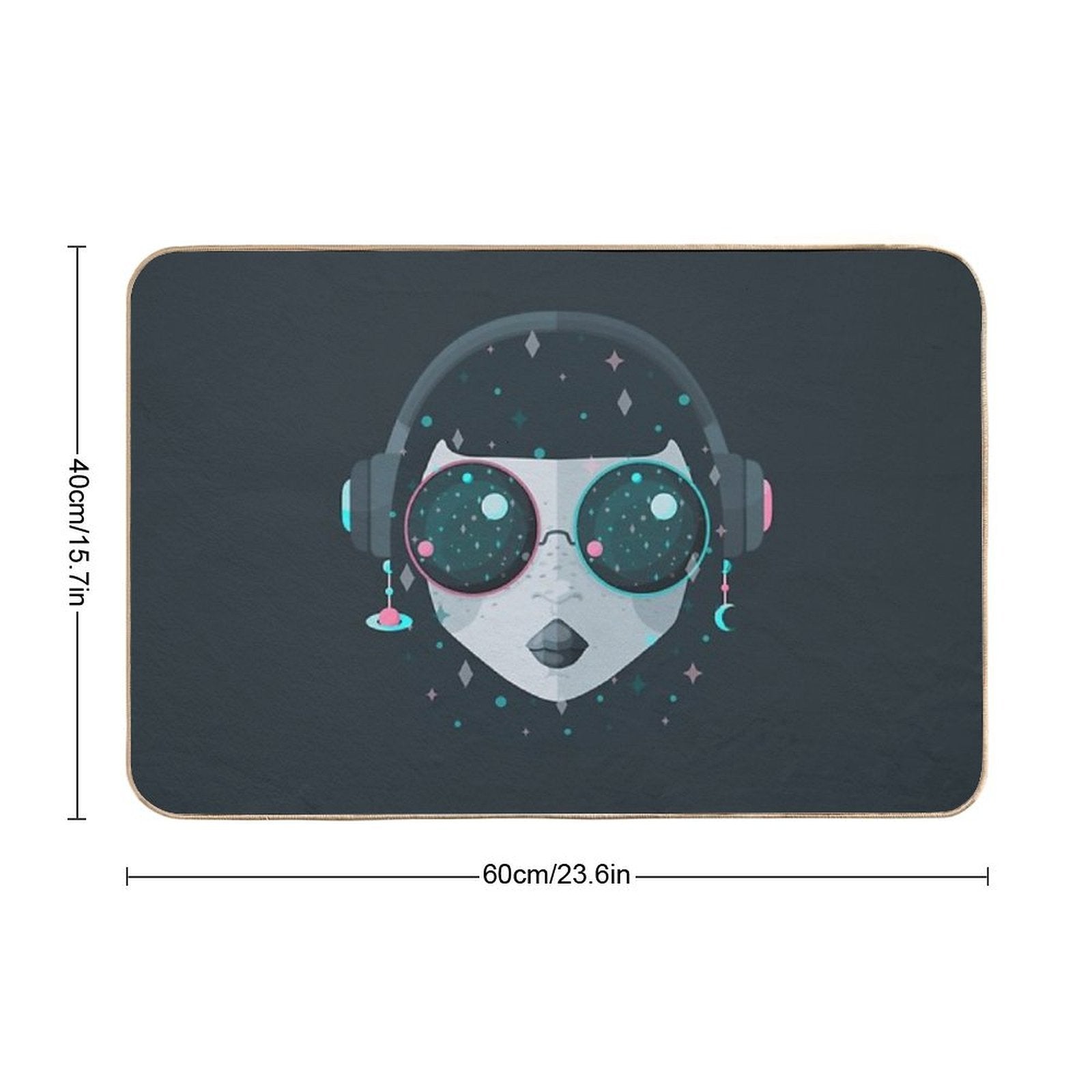 Stellar  Repositionable Bath Mat
