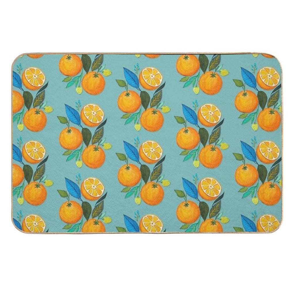 Lady Orange  Slip-Resistant Bath Mat