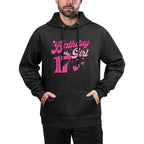 17th Birthday Girl Crown 17 Years Old Bday Machine Washable Hoodie