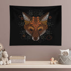 Fox Face Tapestry