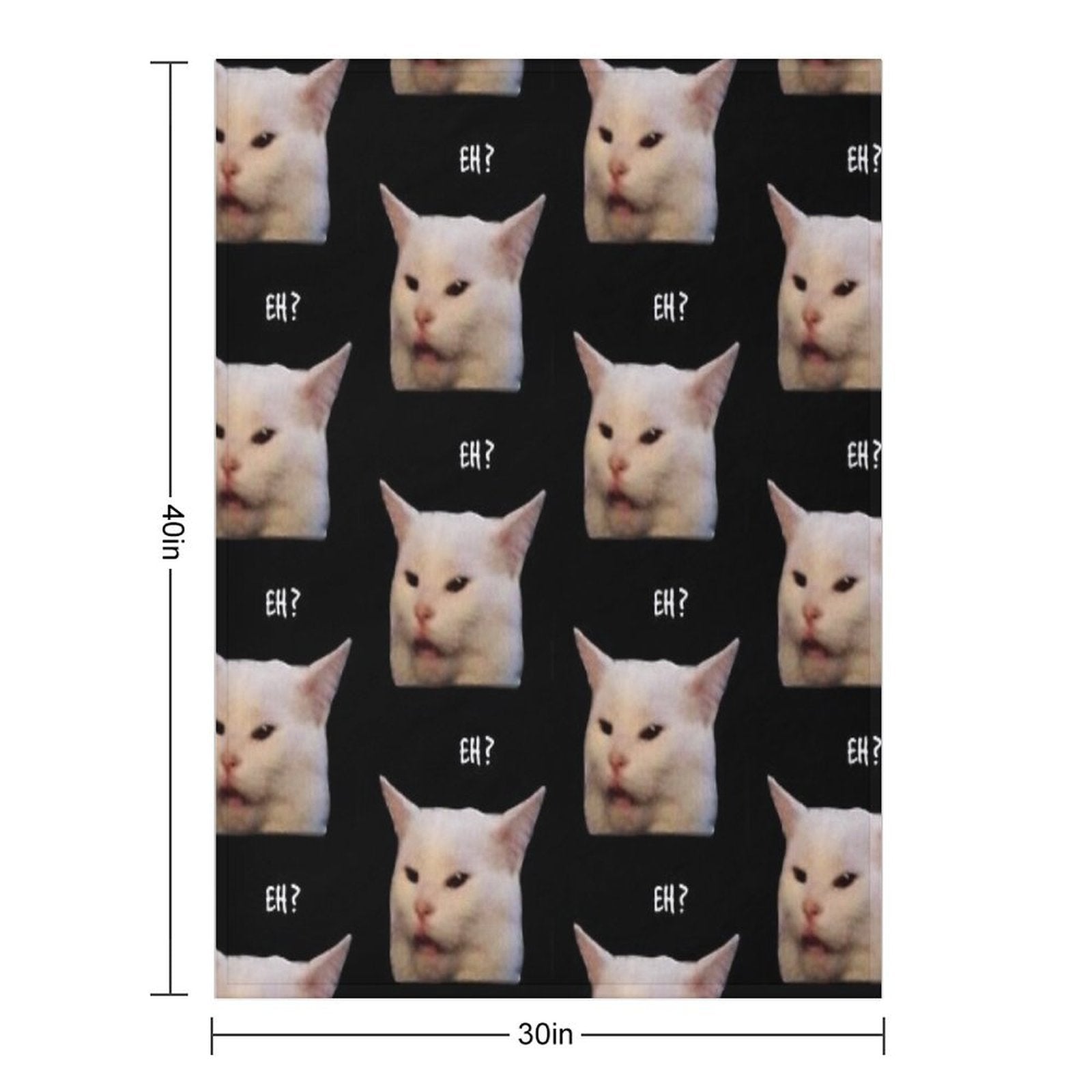 Smudge The Cat, Table Cat -funny Memes Anti-pilling Throw Blanket