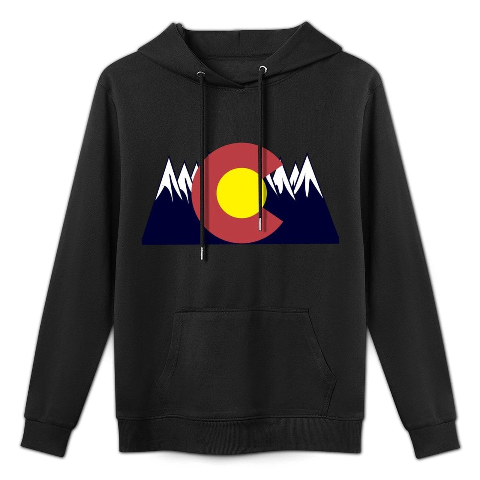 Winter Park Colorado -  Mountain Colorfast Hoodie